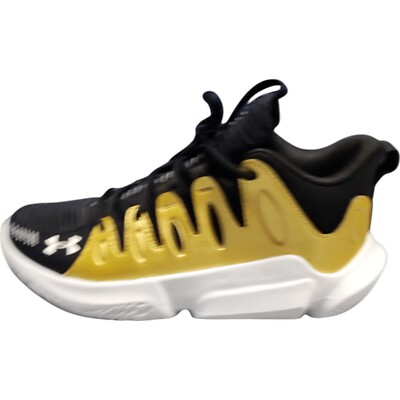 Under Armour Flow Breakthru 4 Basketball Shoes 10 Womens Black Gold 3026641-001
