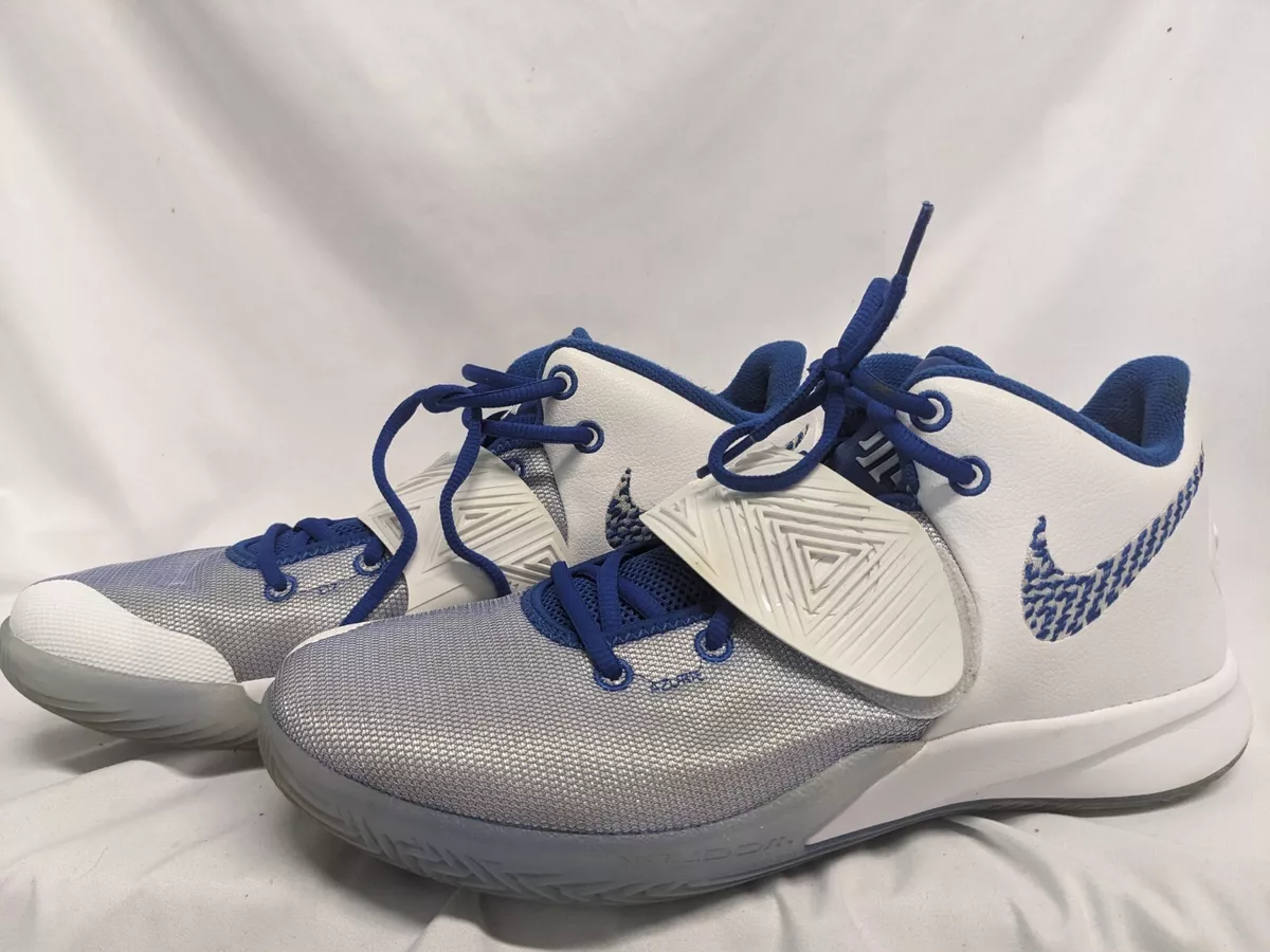 Kyrie flytrap blue and clearance white