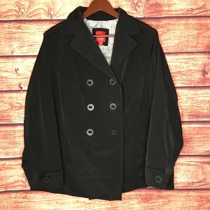 casaco preto plus size