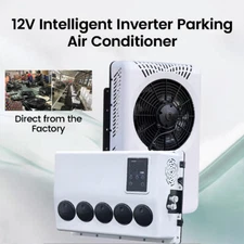 12V 12000BTU Truck Cab Air Conditioner Split AC For Semi Trucks Bus RV Caravan