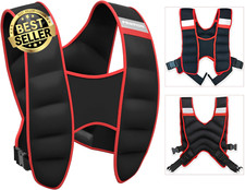 Weighted Vest 5-10kg for Men&Women,Breathable Fabric,Adjustable,Reflective Strip