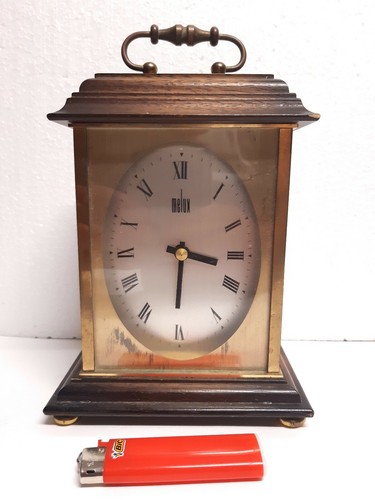 MELUX VINTAGE orologio quarzo parigina viaggio tavolo funzionante e  perfetta! | eBay