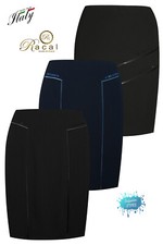 RACAL Gonne tubino eleganti in CADY leggero foderate made in Italy taglie 47a63