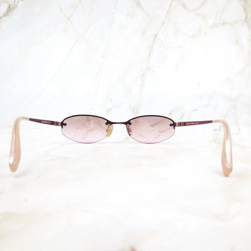 Очки солнцезащитные Anne Klein оправа AK6124 402S/62 женские розовое золото половина обода 51-16-135 - Изображение 4 из 4