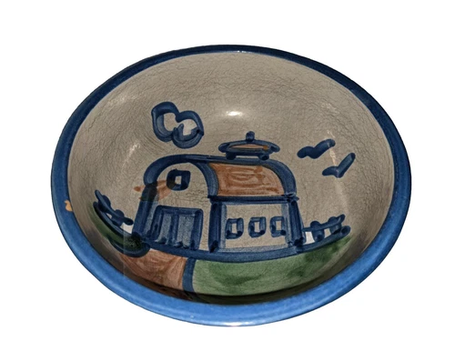 M.A. Hadley 5.5" Farm House Cereal Bowl *READ Damaged
