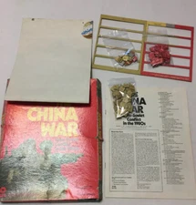 The China War SPI 1970’s Strategy Game Incomplete  Torn Map War Game