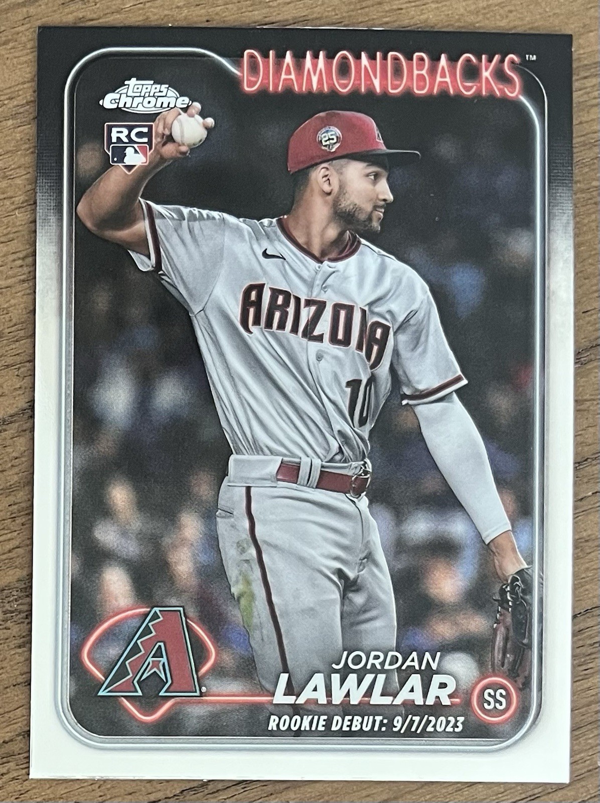2024 Topps Chrome Update ~ Jordan Lawlar ~ #USC51 ~ RC ~ Diamondbacks