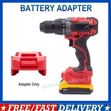 Adapter For Dewalt 20V MAX Li-Ion Battery Convert to fits Bauer 20V Series Tools