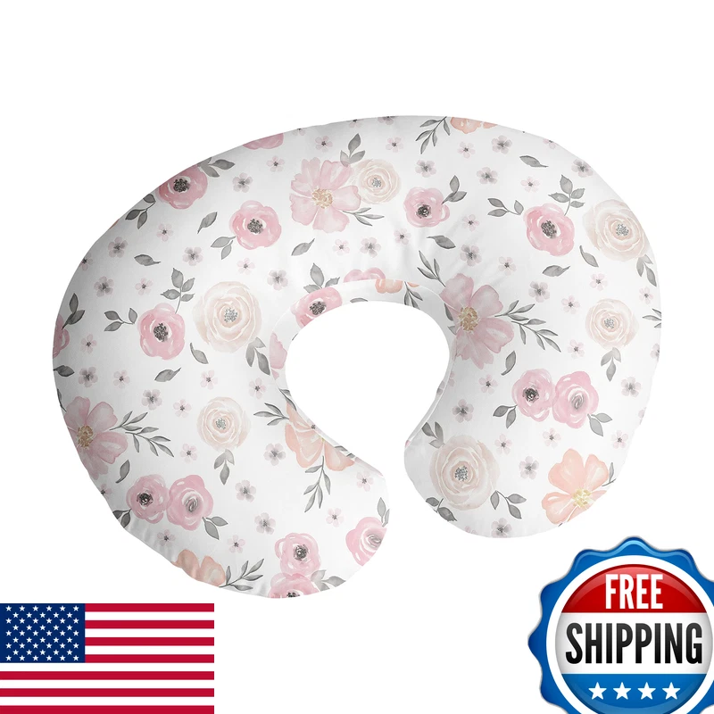 Sweet Jojo Designs Baby Nursing Pillow Cover Pink/Grey Boho Floral For Girls
Opens in a new window o