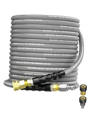 #ad 3 8quot; 4800PSI Pressure Washer Hose 50FT with Swivel Quick Connect Max 248°F $45.00