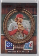 2022 Panini Diamond Kings Portrait Materials Relics Red 6/8 Alec Bohm #PM-AB ii1