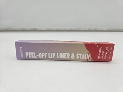 Cilrofelr Peel Off Lip Liner Stain Long Wear Tattoo Lip Liner with Tweezer 
