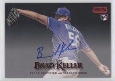 2019 Topps Stadium Club Auto Red Foil 50/50 Brad Keller #SCA-BK Auto 03mo