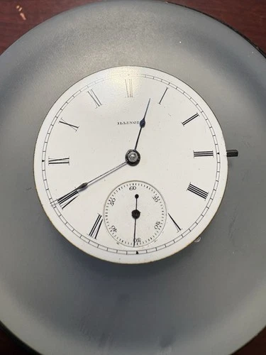 1887  Illinois 131 4s 11j Pocket Watch Movement For Restoration