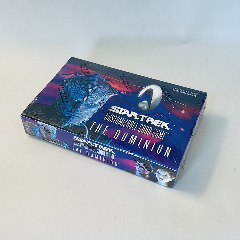 Star Trek CCG 1E The Dominion Sealed Booster Box Decipher 1998