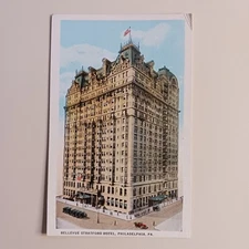 Bellevue Stratford Hotel Philadelphia Pennsylvania Broad and Walnut St. Postcard