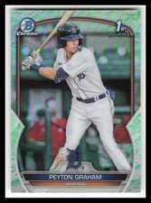 2023 Bowman Chrome Prospects Lunar Glow Refractors #BCP57 Peyton Graham