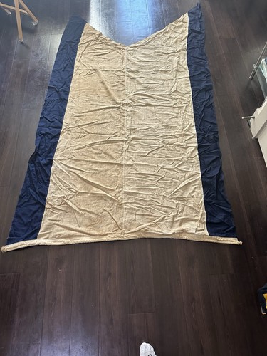 Large Vintage US Navy Signal Flag WW2 Bunting 44” X 31”