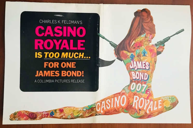 PETER SELLERS,URSULA ANDRESS (CASINO ROYALE) 1967 MOVIE PRESSBOOK 007 JAMES BOND