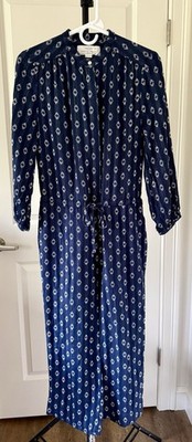 Trovata Birds Of Paradise Ingrid Gauze Jumpsuit, XS, Blue, Pre Owned.