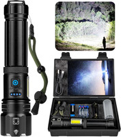 Zeusfire Taschenlampe Led Aufladbar 1000000 Lumen, Led Taschenlampe Extrem Hell