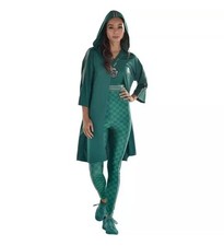 Harry Potter Slytherin Quidditch Costume Adult Womens size Medium NEW green