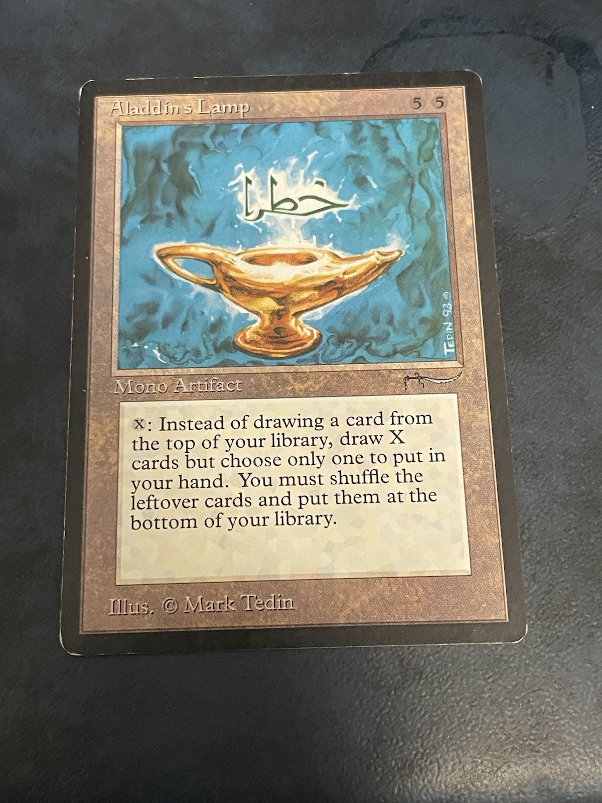 Aladdin's Lamp Arabian Nights MTG Magic The Gathering Card LP/MP