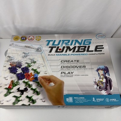 Turing Tumble Build Marble-Powered Computers Coding Game Anime New OPEN BOX 