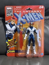 Marvel Legends Uncanny X-Men Cyclops 6 Figure Retro 2018 Sealed Dinged Card