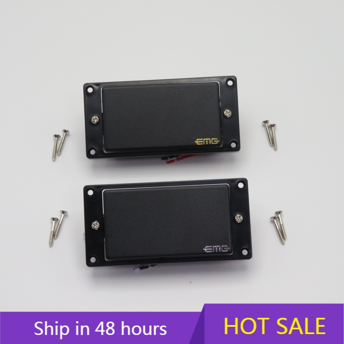EMG 81/85 Active Humbucker Guitar Pickup Set, Neck and Bridge