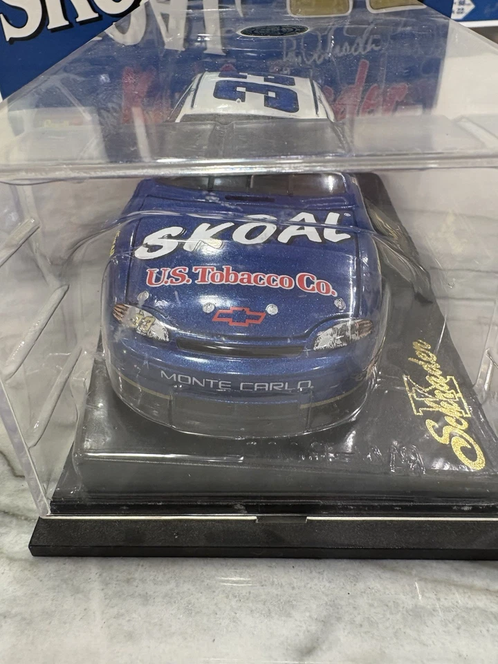 Ken Schrader 1999 Blue Skoal Nascar 1/24 Diecast Revell #33 Chevy  - Image 2 of 4