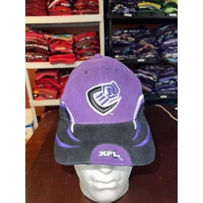 XFL Chicago Enforcers Hat Purple Logo NWT Headwear Drew Pearson