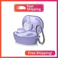 LDSXAY Compatible with Bose New QuietComfort Earbuds Case Cover, Soft Silicone S