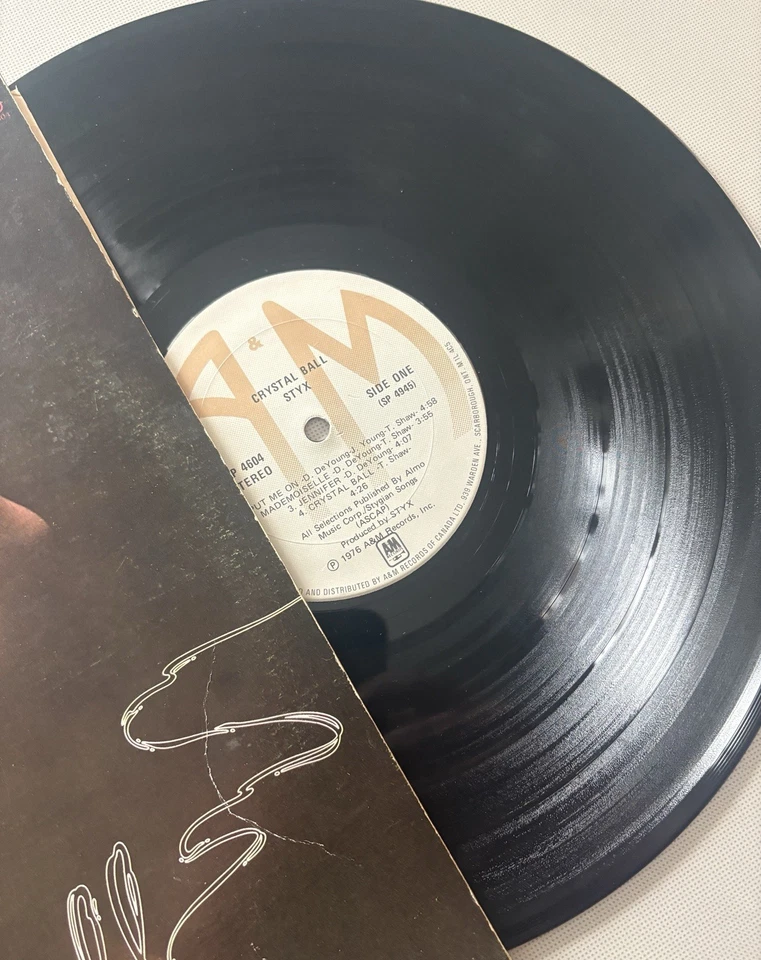 Styx The Crystal Ball 1976 Vinyl LP A&M Records SP-4604 VG+/VG+ - Image 4 of 4