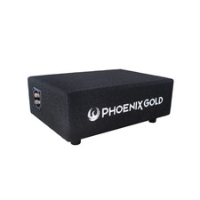 Phoenix Gold ZX18PDF 8 Inch Sub Enclosure Slim Passive Subwoofer Box 250w RMS