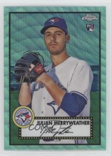 2021 Chrome Platinum Anniversary Aqua Wave Refractor Julian Merryweather #98 2qw