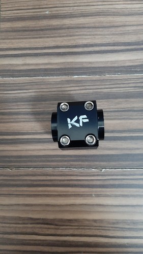 KF CNC Machined 40mm x 25.4 Black Bike Stem 1 1/8 Downhill Retro MTB Vintage - Picture 3 of 8