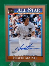 Hideki Matsui 2026 Topps Series 2 1991 All-Stars Gold Auto /50 New York Yankees