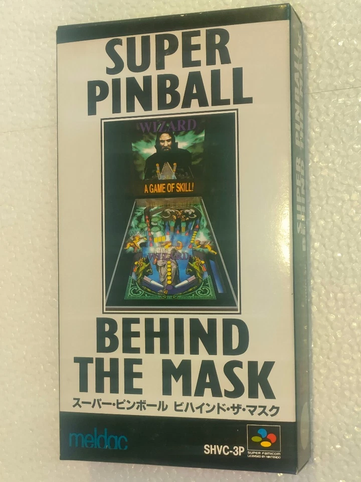 SFC Super Famicom Super Pinball Behind the Mask  New Unused  - Image 2 of 4