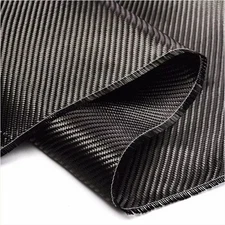 36 inch Real Carbon Fiber Cloth 2 x 2 Twill Weave Carbon Fiber Fabric Roll 6 oz