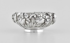 Antique Victorian Solid Silver Japanese Bowl, Watanabe Zo, Yokohama, c1900