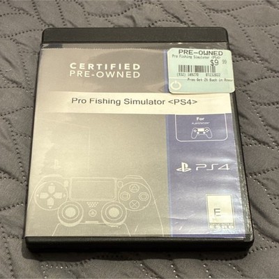 Bigben Pro Fishing Simulator PS4 Simulation Fishing Game E-Everyone Pre-Owned