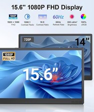 Laptop Screen Extender - 15.6" FHD 1080P Portable Monitor for Laptop,