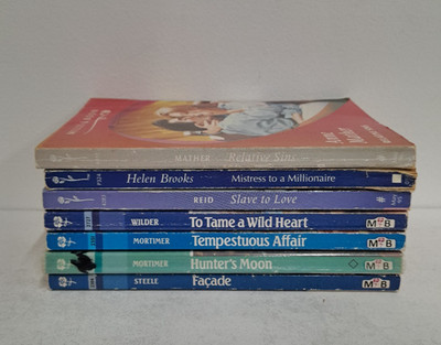 7 x Mills & Boon Vintage Romance Book Bundle Love Erotic Fiction Lot 2