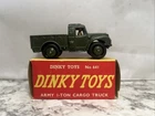 Dinky Toys 641 Army 1 Ton Cargo Truck Vintage With Box Made in England Meccano