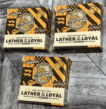 3 Dr. Squatch Harry Potter Soap Hufflepuff Lather Of The Loyal Limited Edition