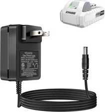 24V Quick Charger Compatible with Snow Joe&Sun Joe 24V Lithium Ion Battery, 24VC
