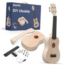 DIY Ukulele Kit - Build Your Own Guitar with 21-Inch Soprano Ukelele Kit,