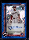 2025 Topps Chrome Update Sapphire Dylan Crews Auto RC #60/199 Nationals