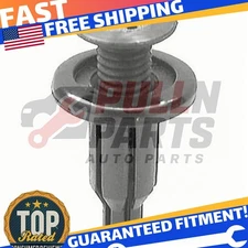 Auveco 18119: Premium Black Nylon Push-Type Bumper Retainers - 10 Pack